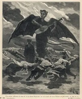 Devils Balalaika Print, Bessarabia Graveyard Scene
