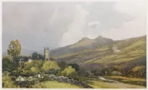 Picturesque Villages UK Prints: Devon / Widecombe in Moor