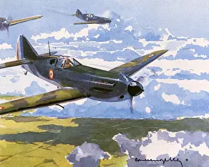 French Aviation History Prints: Dewoitine D-520