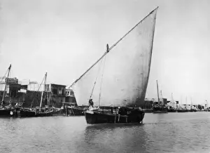 Historical Sailing Ships Prints: Dhow in Iran
