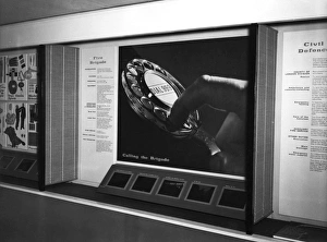 Dial 999 display in an LFB exhibition Dial 999 display in an LFB exhibition