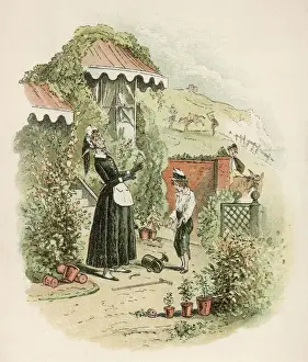 Charles Dickens Prints: David Copperfield Print: Aunt Betsy Trotwood Reception