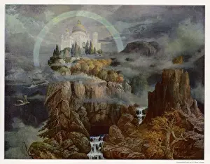 Die Gralburg Print - The Castle of the Grail