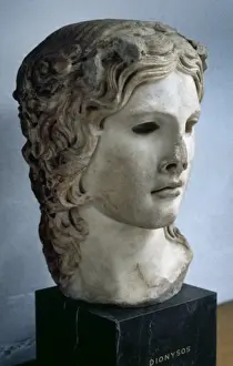 British Museum London UK Prints: Dionysus. Bust