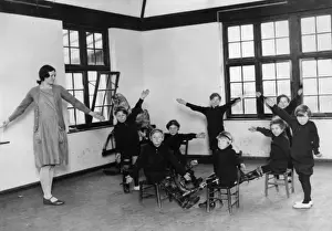 Disabled Children Dancing Class Print, 1930s