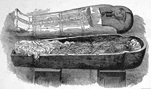 Amen Collection: Discovery of Royal mummies at Thebes