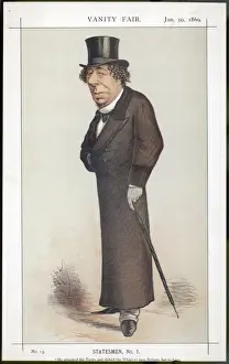 Politician Prints: Benjamin Disraeli Print, a portrait of the Earl of Beaconsfield