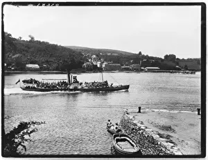 Dittisham River Dart Devon Print 1925