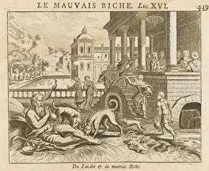 Bible Parables Prints: Dives and Lazarus