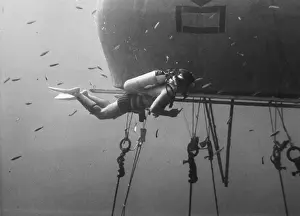 Underwater House Print, Malta 1969