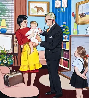 Family Doctor Portrait Prints: The Doctor