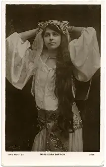 Vintage Entertainment History Prints: Dora Barton