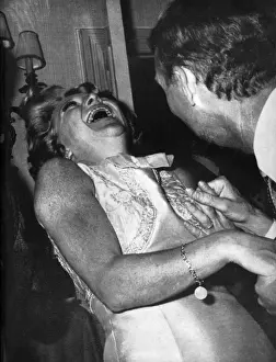 Dora Bryan at a 1966 Party Backstage Print