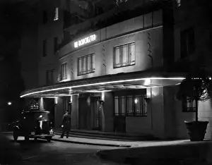 Dorchester Hotel Main Entrance Print, London 1930s