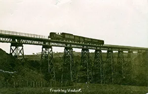 Dowery Dell Viaduct with Train, Frankley - Hunnington Dowery Dell Viaduct with Train, Frankley - Hunnington