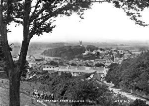 Downpatrick Print from Gallows Hill, circa early 1900s