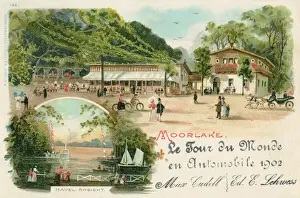 Caravan Prints: Dr Lehwess Round the World By Car - 1902 Print