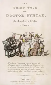 Dr Syntax with Musicians Print, 19th Century