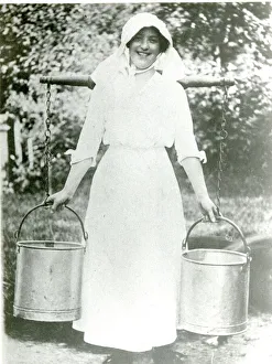 Draycott, Cotswold village, Edith Hodgkins, milkmaid Draycott, Cotswold village, Edith Hodgkins, milkmaid