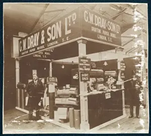 1890s Print of a Paper Exhibition Stand