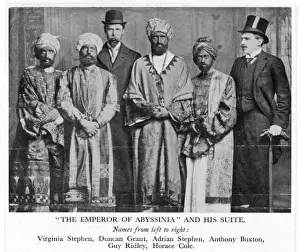 Virginia Woolf Prints: Dreadnought Hoax Print, Virginia Woolf as the Emperor of Abyssinia
