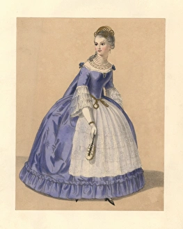Dress of the reign of George II, 1727-1760 Dress of the reign of George II, 1727-1760
