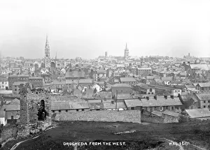 Church Prints: Drogheda Print: Early 20th Century View from the West