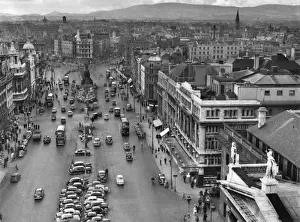 Nelson Pillar Print: O Connell Street Overview