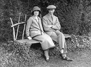 The Queen Mother Prints: Honeymoon Print of the Duke and Duchess of York, 1923