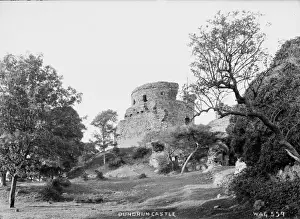 Dundrum Castle Print - Early 1900s Northern Ireland