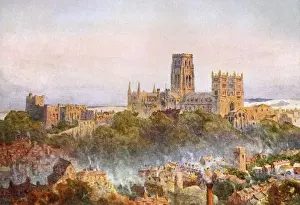Early 20th Century England Images Prints: Durham / Distant View 1905