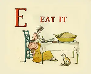 Kate Greenaway Artwork Prints: E Eat it