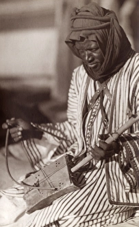 East African Jewish Bedouin Musician in Jerusalem, Israel East African Jewish Bedouin Musician in Jerusalem, Israel