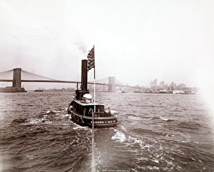 East River Above Brooklyn Bridge, New York East River Above Brooklyn Bridge, New York