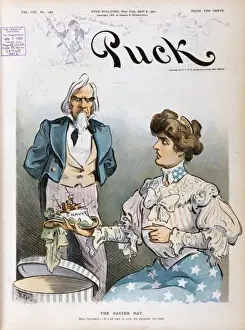 Vintage Easter Illustrations Prints: The Easter hat