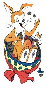 Harold Hare Easter Print