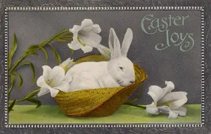 White Rabbit Easter Print 1912