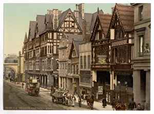 Eastgate Street and Newgate Street, Chester, England Eastgate Street and Newgate Street, Chester, England