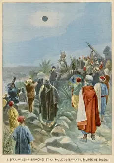 Print of Eclipse in Algeria