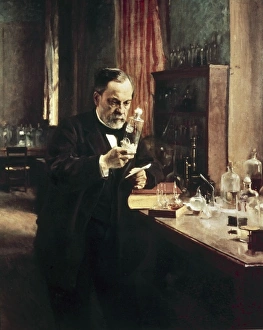 EDELFELT, Albert Gustaf (1854-1905). Louis Pasteur EDELFELT, Albert Gustaf (1854-1905). Louis Pasteur