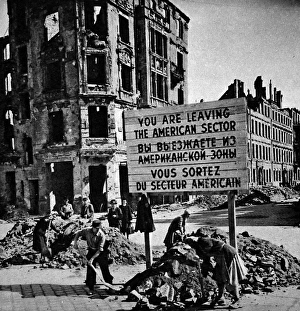 The Edge of the American Sector, Berlin, 1949 The Edge of the American Sector, Berlin, 1949