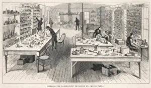 Thomas Edison Laboratory Prints: Edisons Workshop