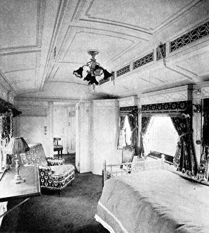 Edward VIIs sleeping compartment on the royal train Edward VIIs sleeping compartment on the royal train