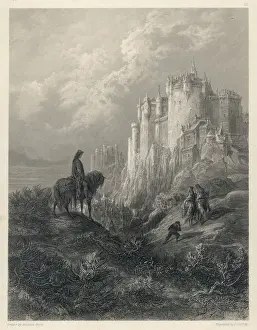 King Arthur Prints: Caerleon Print: Edyrn Approaches King Arthur's Court