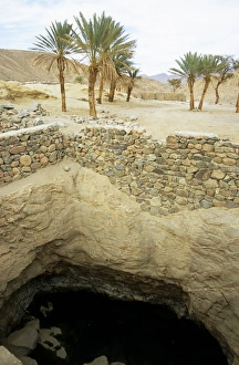 Egypt - an ancient water well in Arabian desert Egypt - an ancient water well in Arabian desert