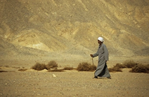 Egypt - A Bedouin old man in traditional clothes Egypt - A Bedouin old man in traditional clothes