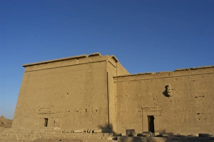 Egypt. Dendera. Temple of Hathor. Western side Egypt. Dendera. Temple of Hathor. Western side