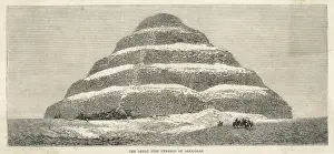 Step Pyramid Egypt Prints: Egypt / Step Pyramid