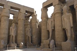 Egypt. Temple of Luxor. First courtyard Egypt. Temple of Luxor. First courtyard