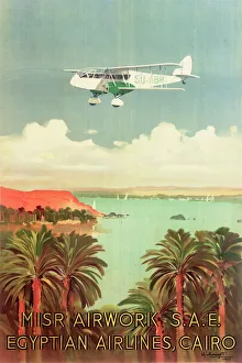 Egyptian Airlines Poster